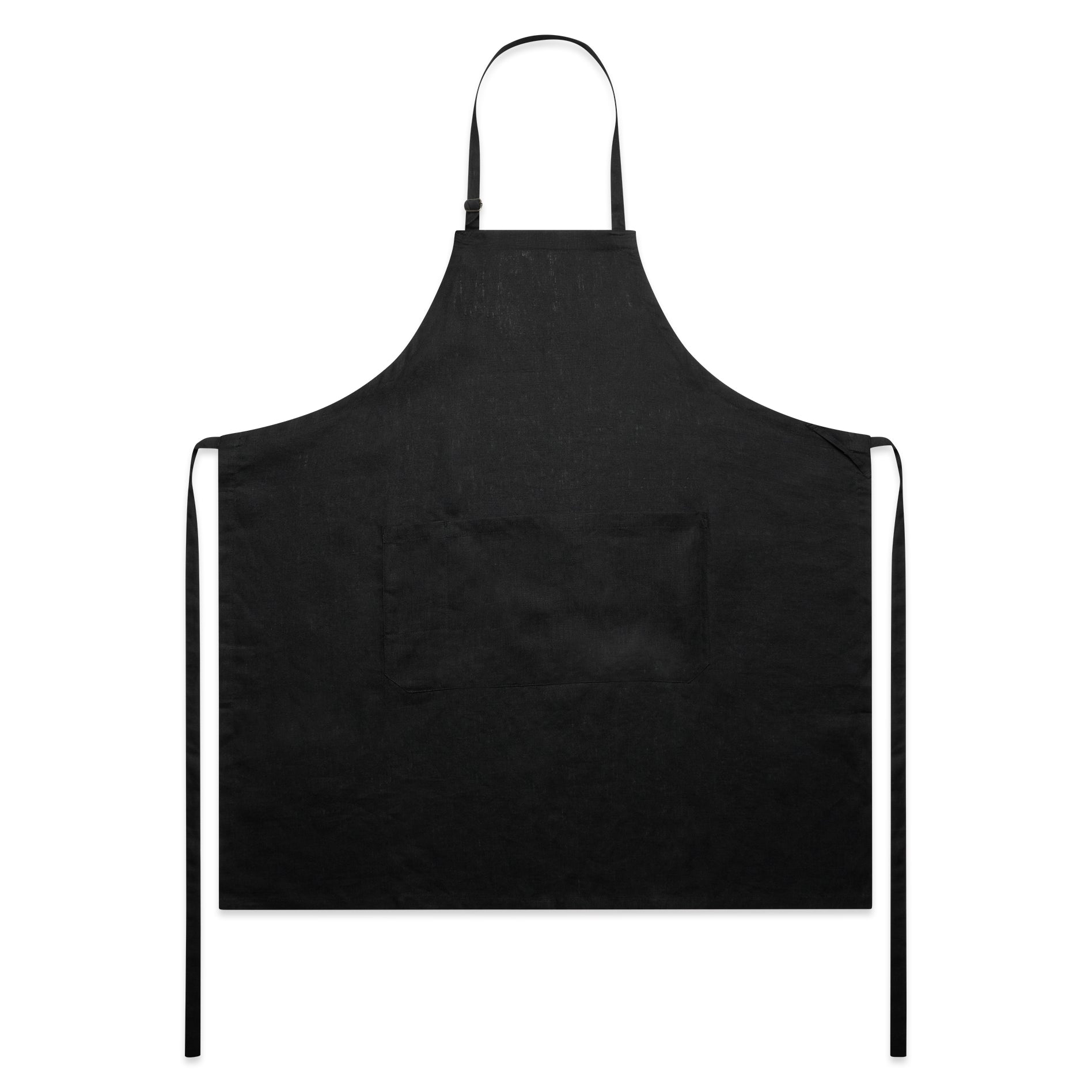 AS Colour Linen Apron 1086 — Black