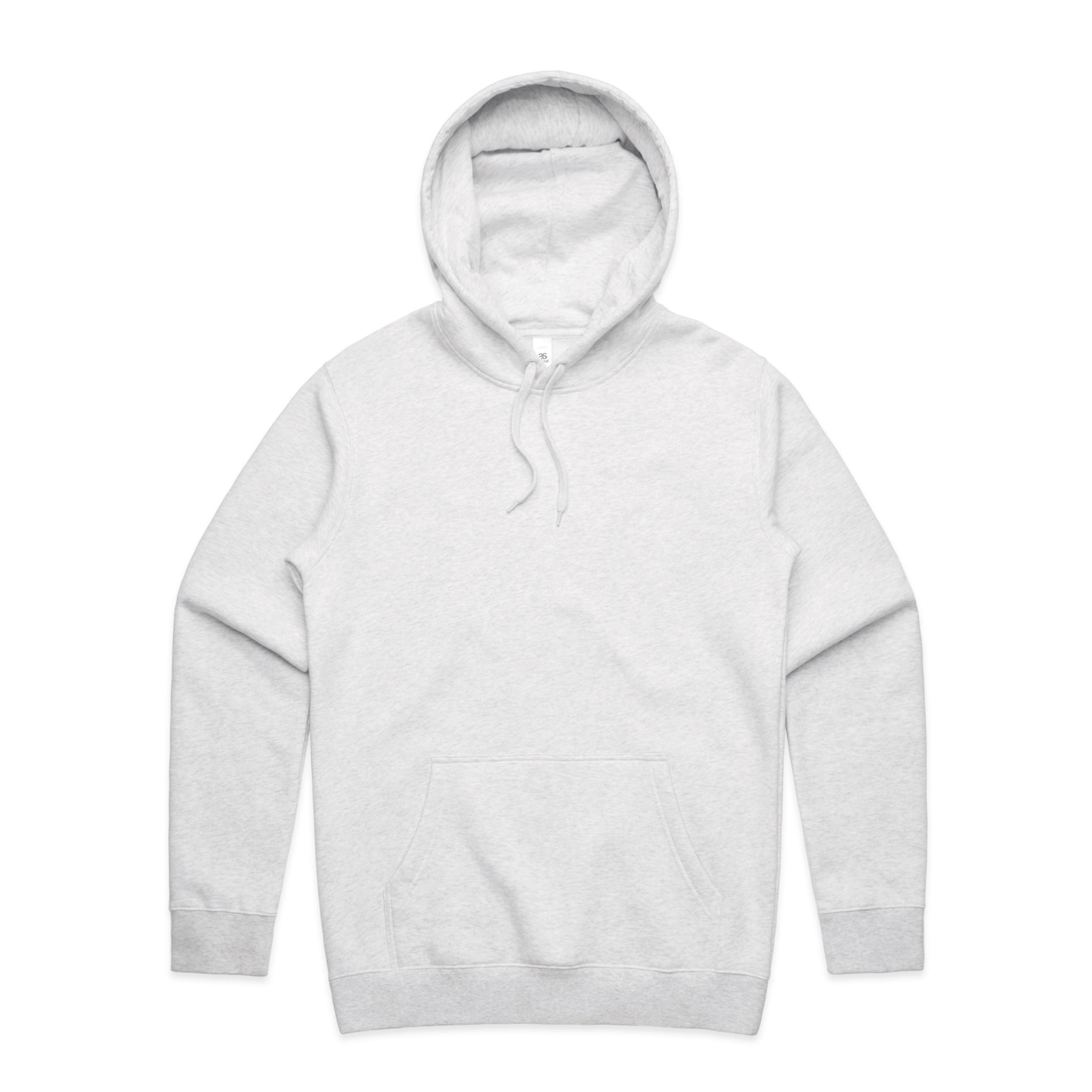 Stencil Hood — White Marle