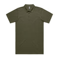 AS Colour Chad Polo 5402 in Army — custom DTF printed by Gravity Prints Sydney