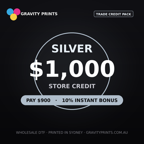 Silver Trade Credit Pack — $1,000 store credit for $900 — Gravity Prints